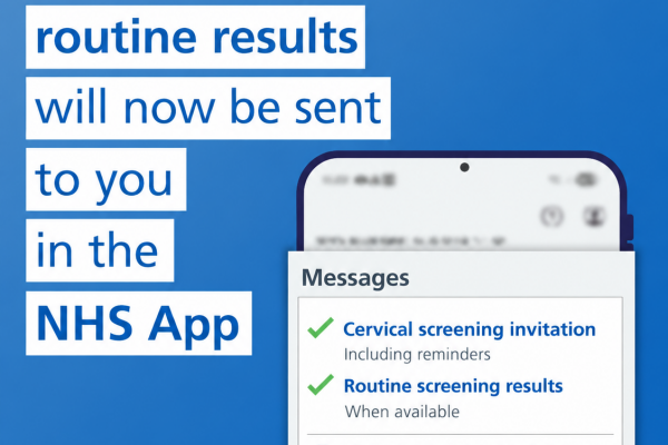 Cervical Screening NHS App Notifications