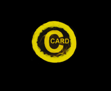 black background with a yellow condom displaying the text "C Card" inside the condom