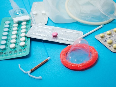 different types of contraception such as condoms, contraceptive pill, morning after pill and coil.