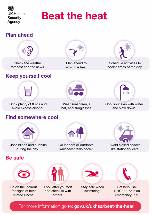 ukhsa hot weather advice